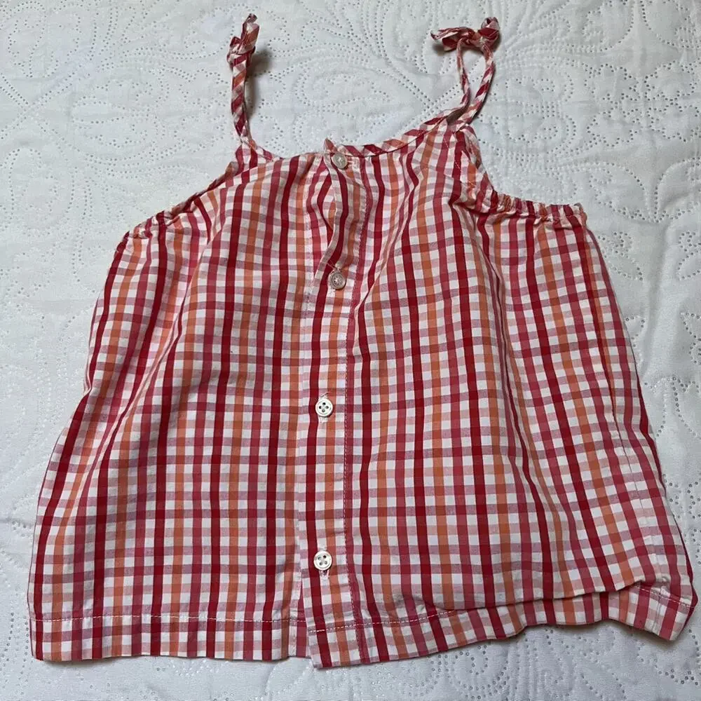 Carter's Vintage Embroidered Tank Top Size 6